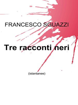 cover image of Tre racconti neri